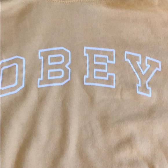 Obey worldwide Yellow Hoodie - Picture 3 of 4